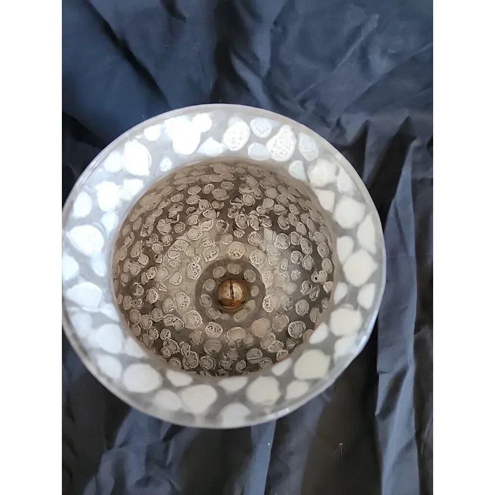 Vintage Home Interior‎ mosaic Candle Holder